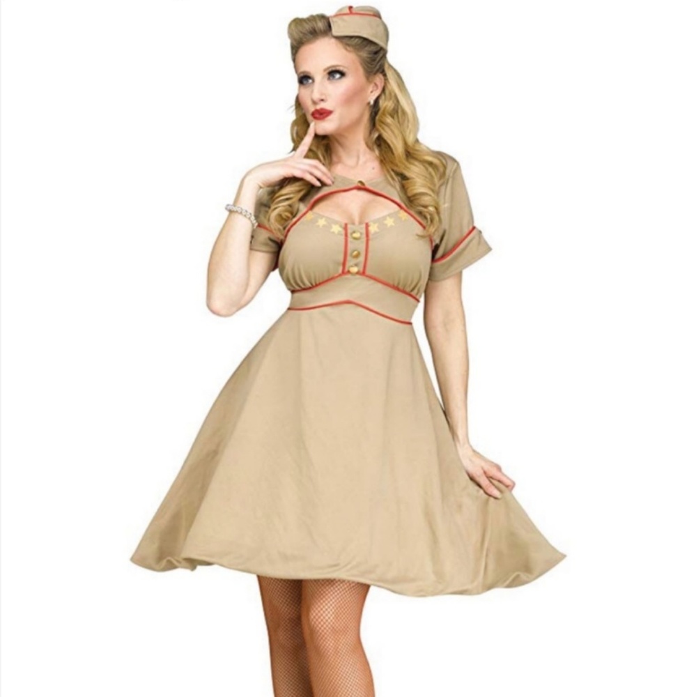 Vintage army gal costume